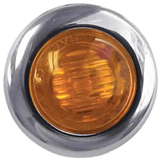 TLED-B2A Mini Button Amber LED-2 Wire