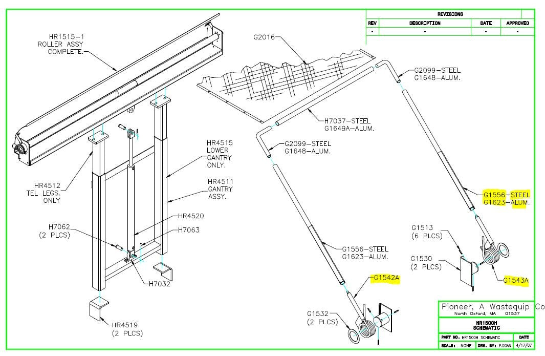 G1648 Pioneer/Mountain Bow, 20/33 Straight D Corner