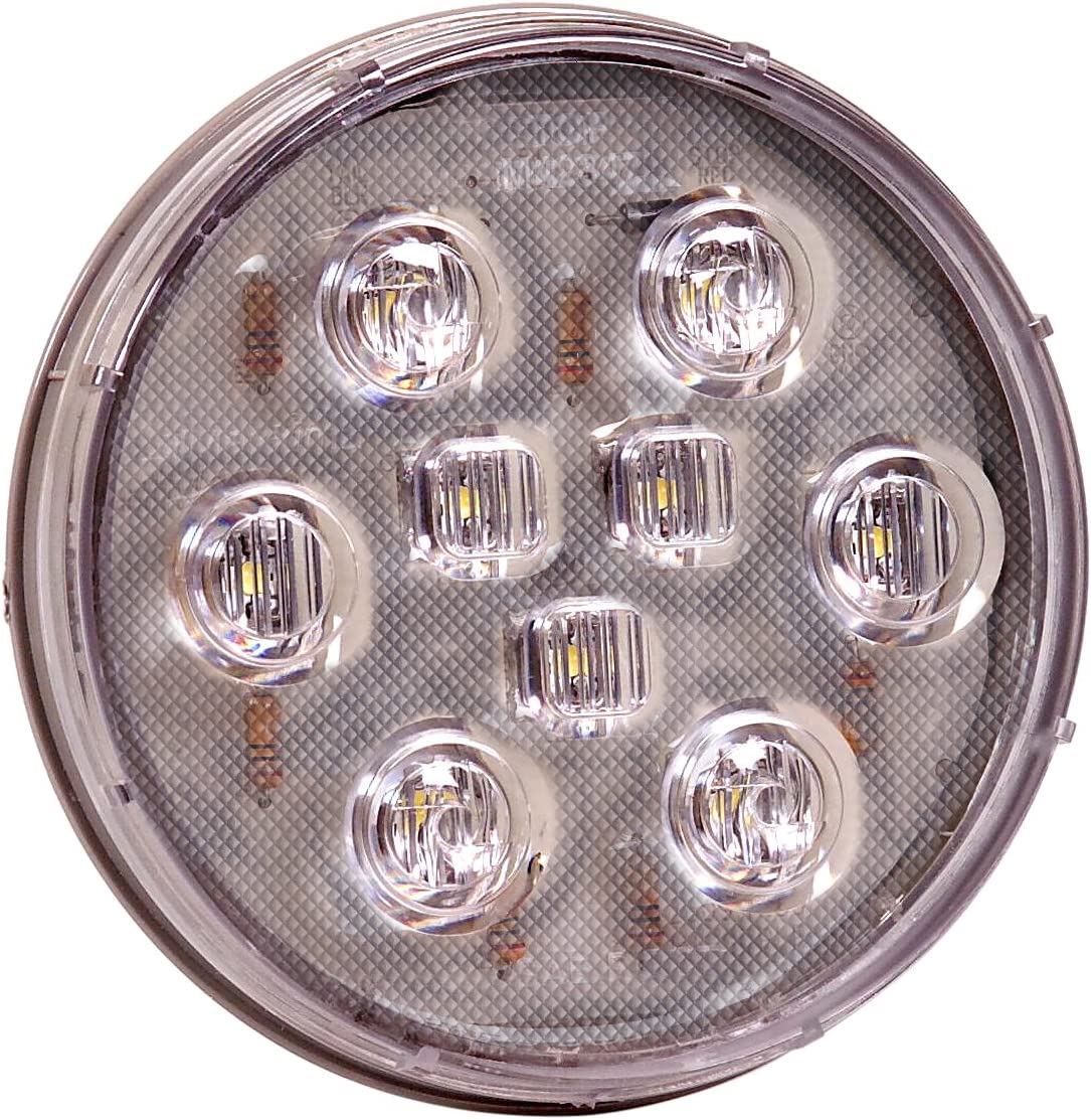 M42347 White 4" Round LED Backup Light