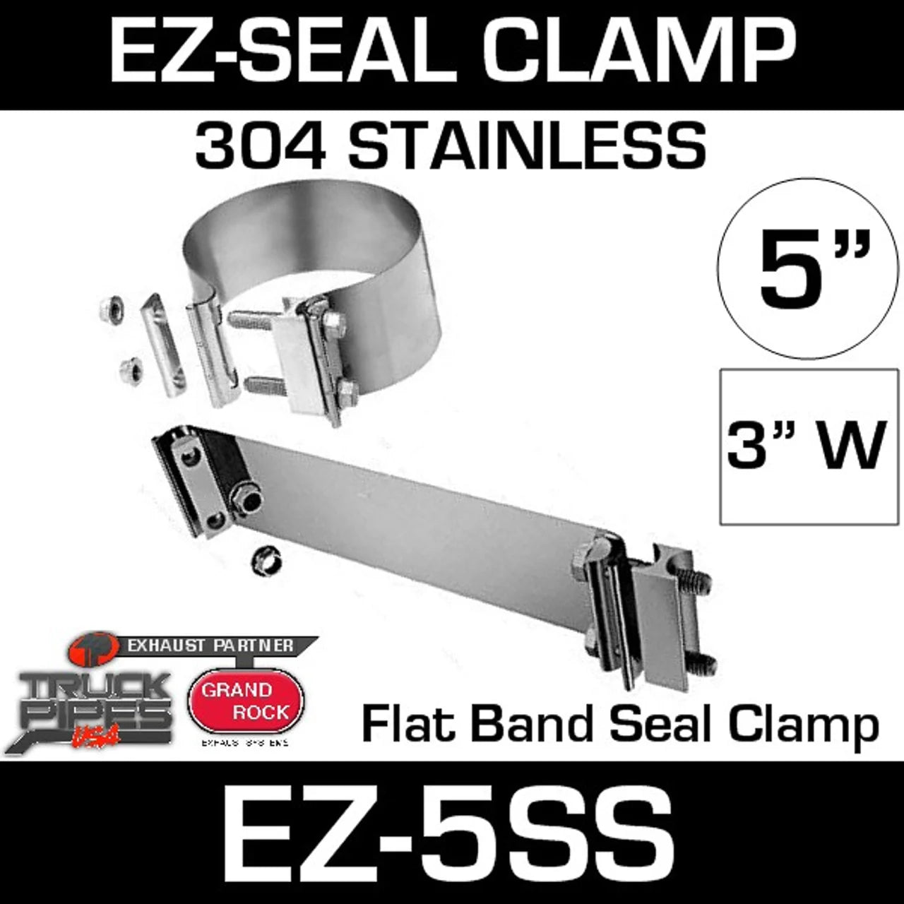 5" SS EZ SEAL CLAMP