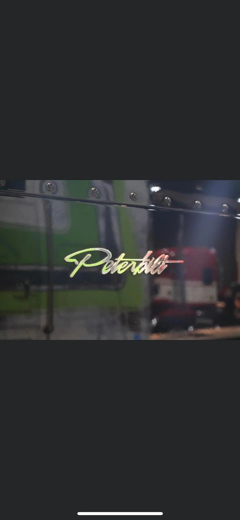 Peterbilt Script OEM Replacement Emblem