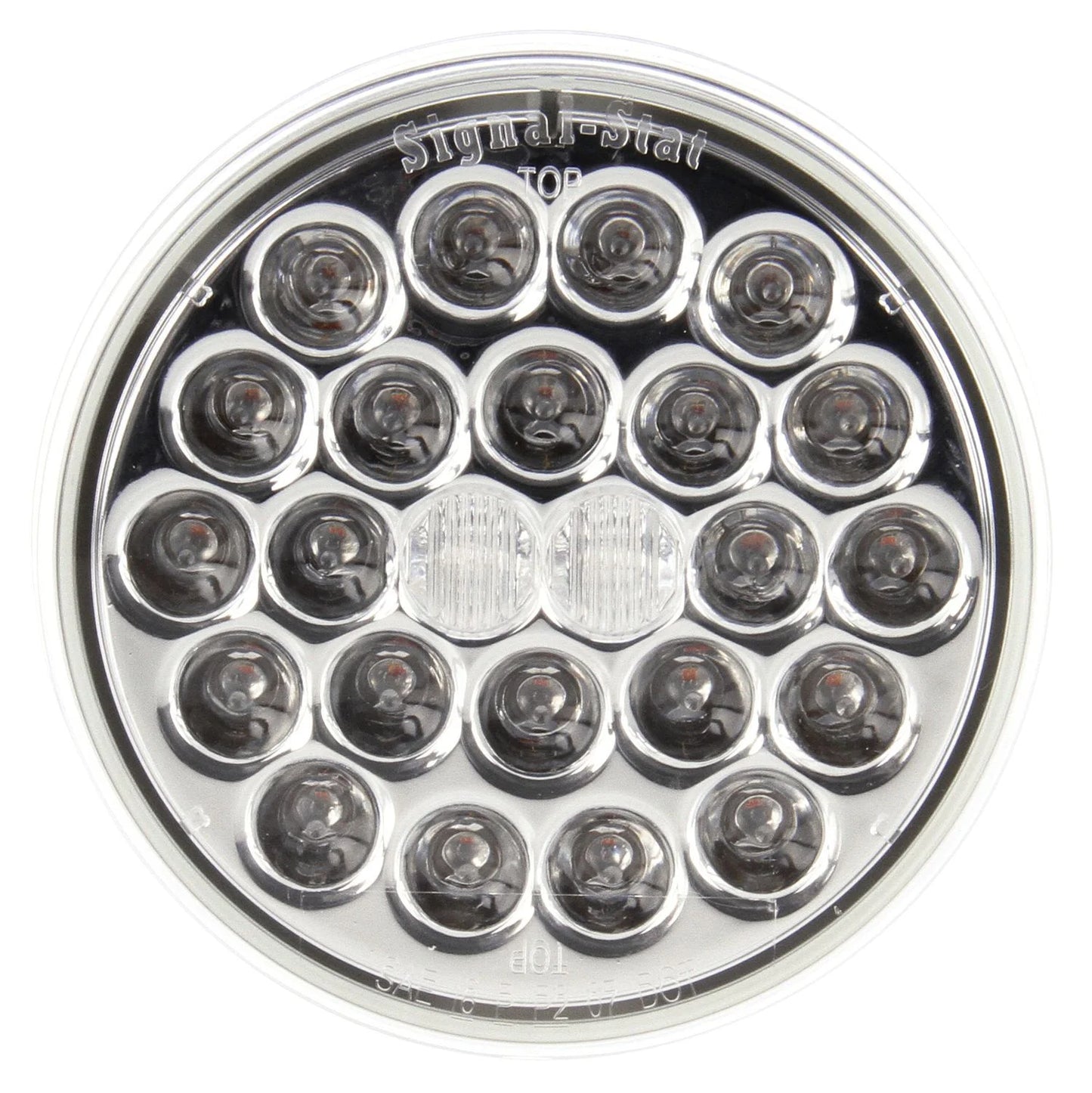 4051A Clear/Yellow Round, 24 Diode, Front/Park/Turn