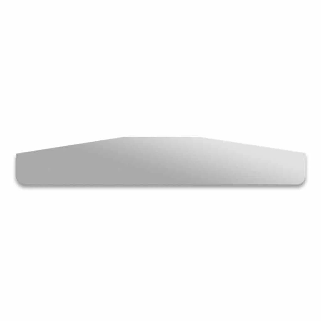 TU-9241 24″ Angled Bottom Mud Flap Weight with Backing Plate – Welded | Stainless Steel