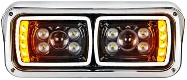 35826 & 35825 Blackout Led Projection Headlight Assembly SET
