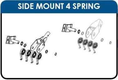 K0260A 4 Spring Clock Spring Assembly - Driver Side
