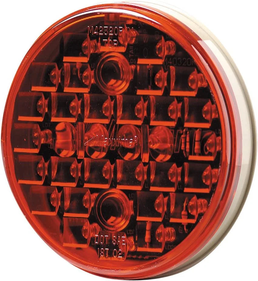 M42320R Red 4" Round Stop/Tail/Turn Light