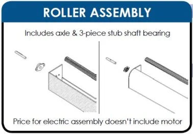 K0102ES 102" Smooth Electric Head Roller Box