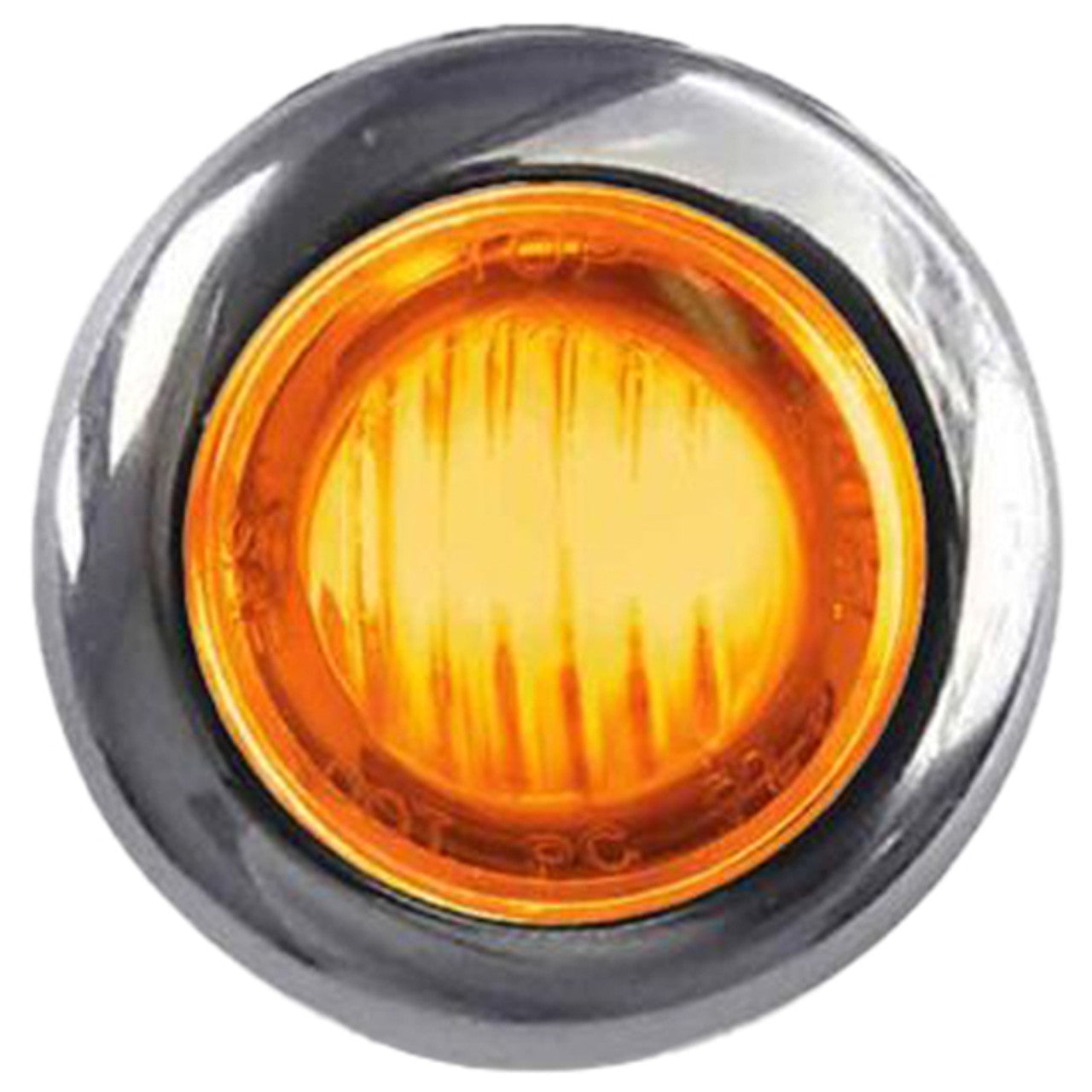 TLED-B2A Mini Button Amber LED-2 Wire