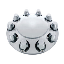 10257 Dome Front Axle Cover With 33mm Standard Thread-On Nut Covers - Chrome (Color Box)