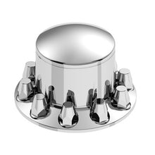10316 Dome Rear Axle Cover With 33mm Standard Style Push-On Nut Covers - Chrome