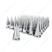 10569CB 33mm X 4-3/4" Chrome Super Spike Nut Covers - Thread-On (60-Pack)