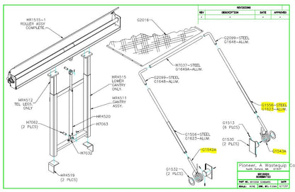 G1648 Pioneer/Mountain Bow, 20/33 Straight D Corner