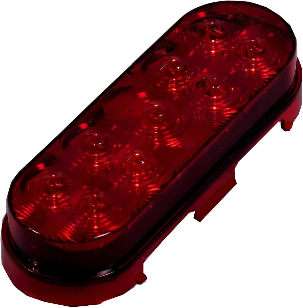 M63322R Red 6" Oval Stop Tail Turn Light