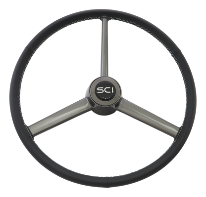 Retro Leather Steering Wheel