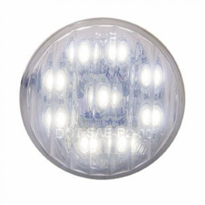 United Pacific 38030 9 LED 2" Auxiliary/Utility Light - White LED/Clear Lens