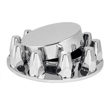 40201 Grand General Flat Top Chrome ABS Front Axle Cover Set with Locking Tabs & Standard Hub Cap