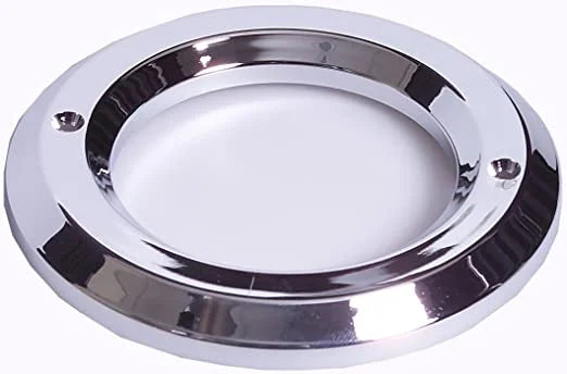 M50105 Chrome 2-1/2" Round Plastic Grommet Cover for Clearance Marker Light