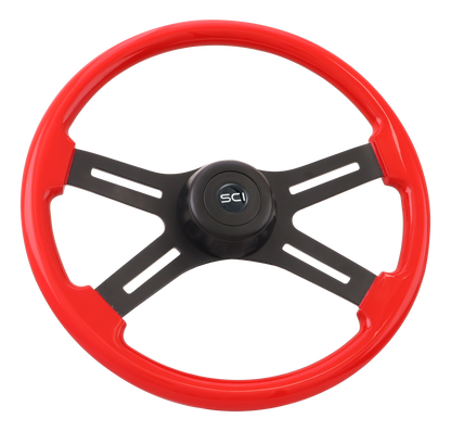 Midnight Viper Red Steering Wheel