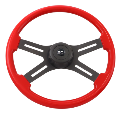 Midnight Viper Red Steering Wheel