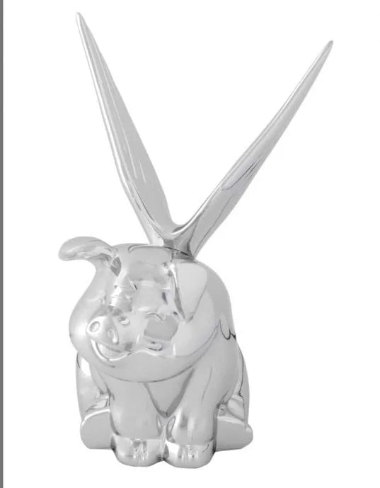 Grand General 48200 Chrome Smiley Pig with Wings Hood Ornament