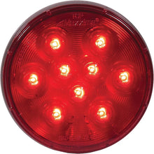 M42322R Lightning Red 4" Round Stop Tail Turn Light