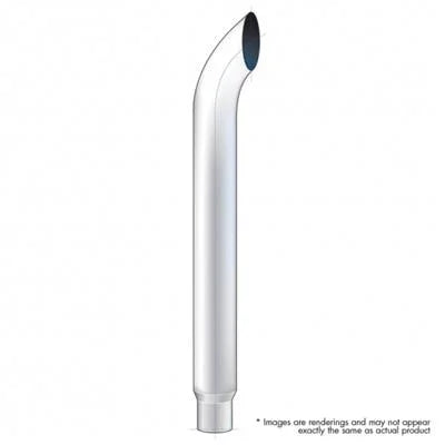 C3-75-048 7 Curved Reduce To 5 O.D. Bottom Exhaust - 48 L