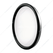 8-1/2" 430 Stainless Steel Heated 320R Convex Mirror - Offset Mounting Stud