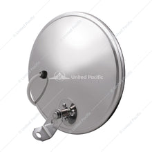 8-1/2" 430 Stainless Steel Heated 320R Convex Mirror - Offset Mounting Stud