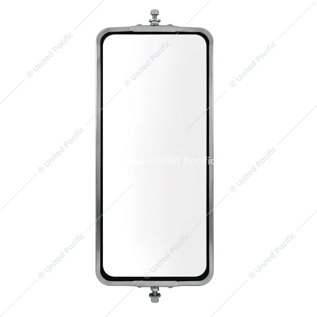 7" X 16" 430 Stainless Steel West Coast Style Mirror - Non Heated