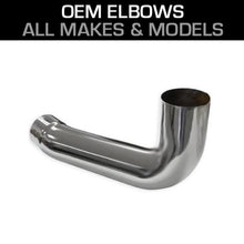 Exhaust Pipe - M Bend 5 In. Chrome Steel
