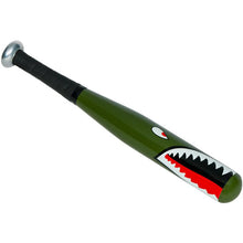 99136 17 Inch Military Green P-40 Warhawk Shark Mouth Aluminum Tire Checker Bat