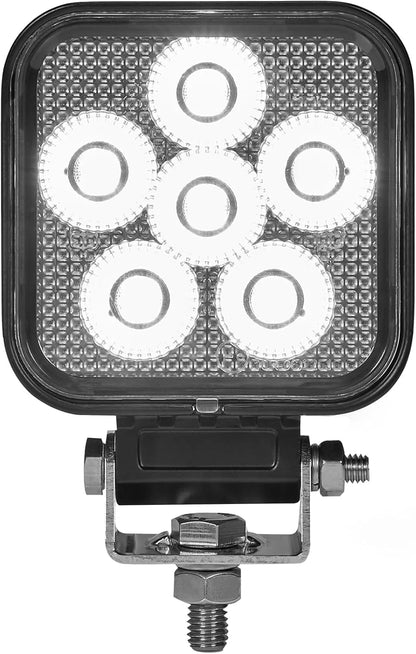 MWL-45-A Maxxima 3x3 Mini Square LED Work Light for Trucks and Heavy Duty Vehicles, 1800 Lumens, 24 LEDs