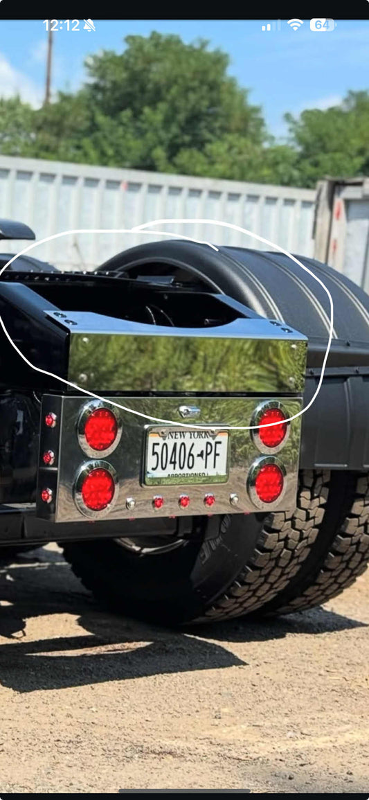 Peterbilt 379/389/589 Rear Frame Cover