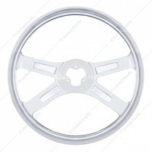 18" Stainless Steel 4 Spoke Steering Wheel