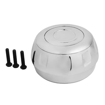 Chrome Steering Wheel Hub & Horn Button Kit For Peterbilt (1998-2005), & Kenworth (2001-2002)