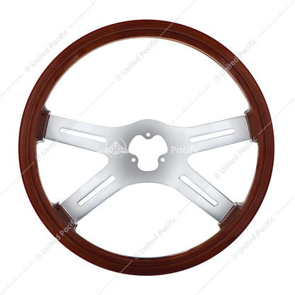 18" Chrome 4 Spoke Steering Wheel