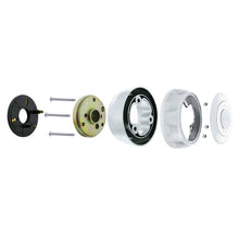 Chrome Steering Wheel Hub & Horn Button Kit For 2014-2025 Kenworth T680 & Peterbilt 579