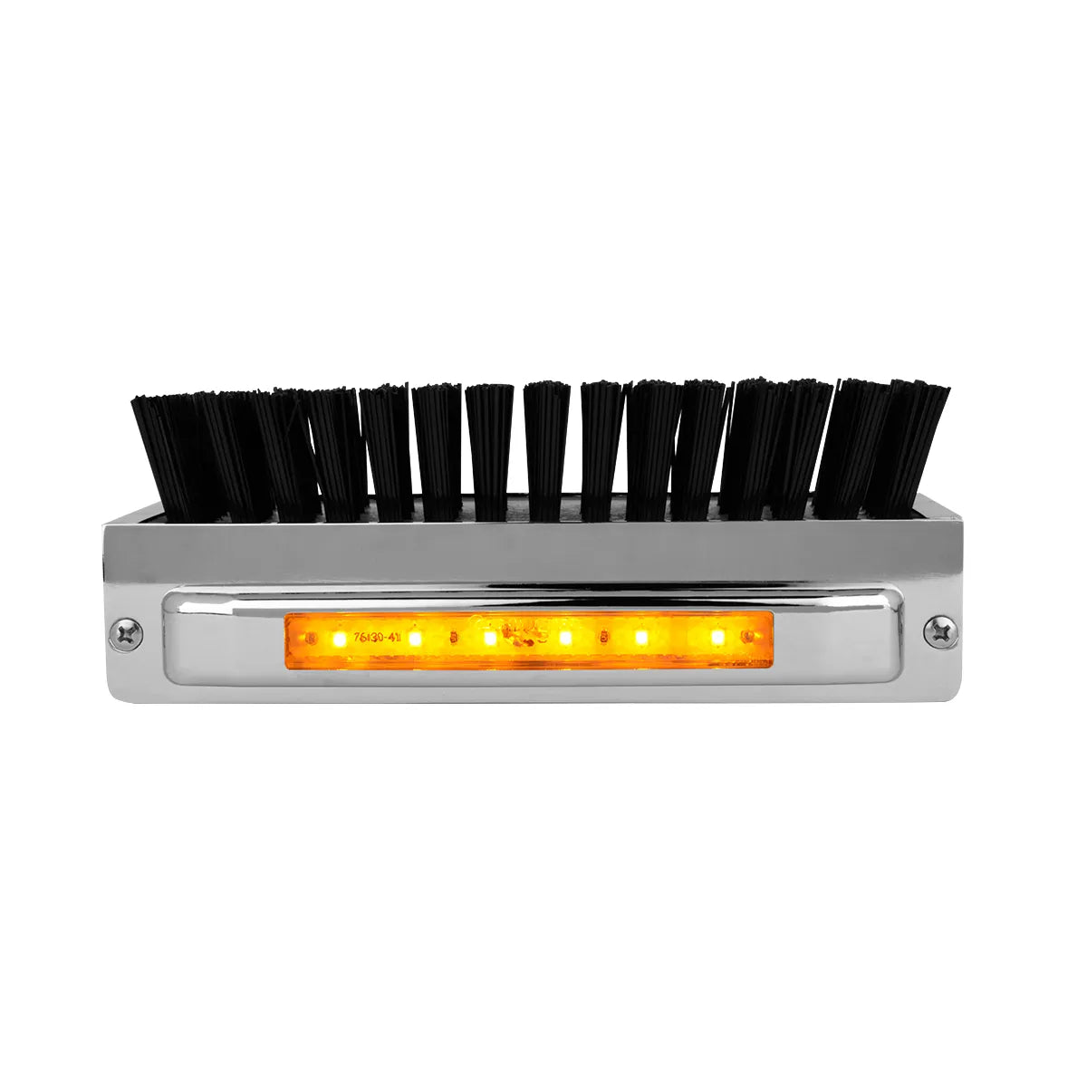 Grand General Black Boot Caddie Brush with Amber LED Marker & Clearance Light