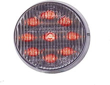 M09100RCL Red 2" Round LED Clear Lens Clearance Marker Light