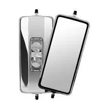 BRITAX 1421756C MIRROR HEAD 16 X 7" FLAT SS WEST COAST HEATER & LIGHT