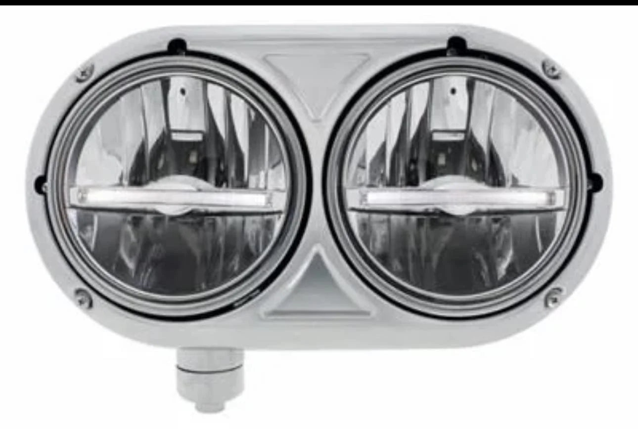 Dual Round Headlights Set United Pacific