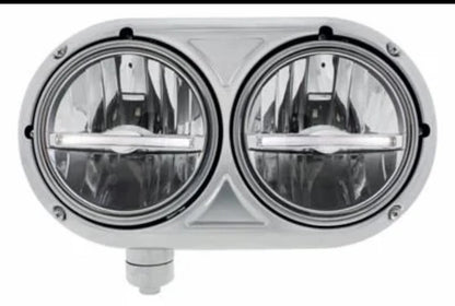 Dual Round Headlights Set United Pacific