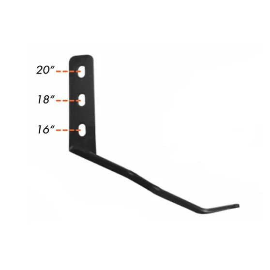 VCN11-6061-20 389 16-20inch Bumper Support Bracket