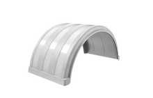 FX18025P3 Class Eight 25″ Poly Single Axle Fender – White