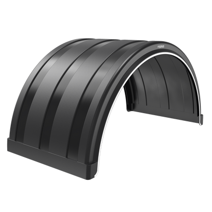 FX18025P Class Eight 25″ Poly Single Axle Fender - Black