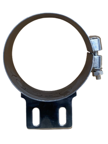 6" Stainless Butt Joint Exhaust Clamp - Straight Bracket