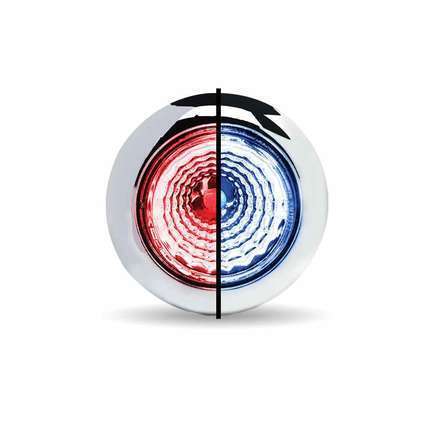 TLED-BX1RB 3/4 Dual Revolution, Red/Blue