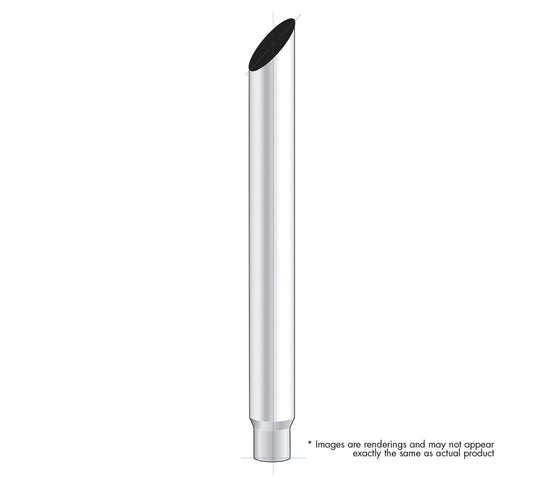 M3-75-036 7 MITRED REDUCE TO 5 O.D. BOTTOM EXHAUST-36L