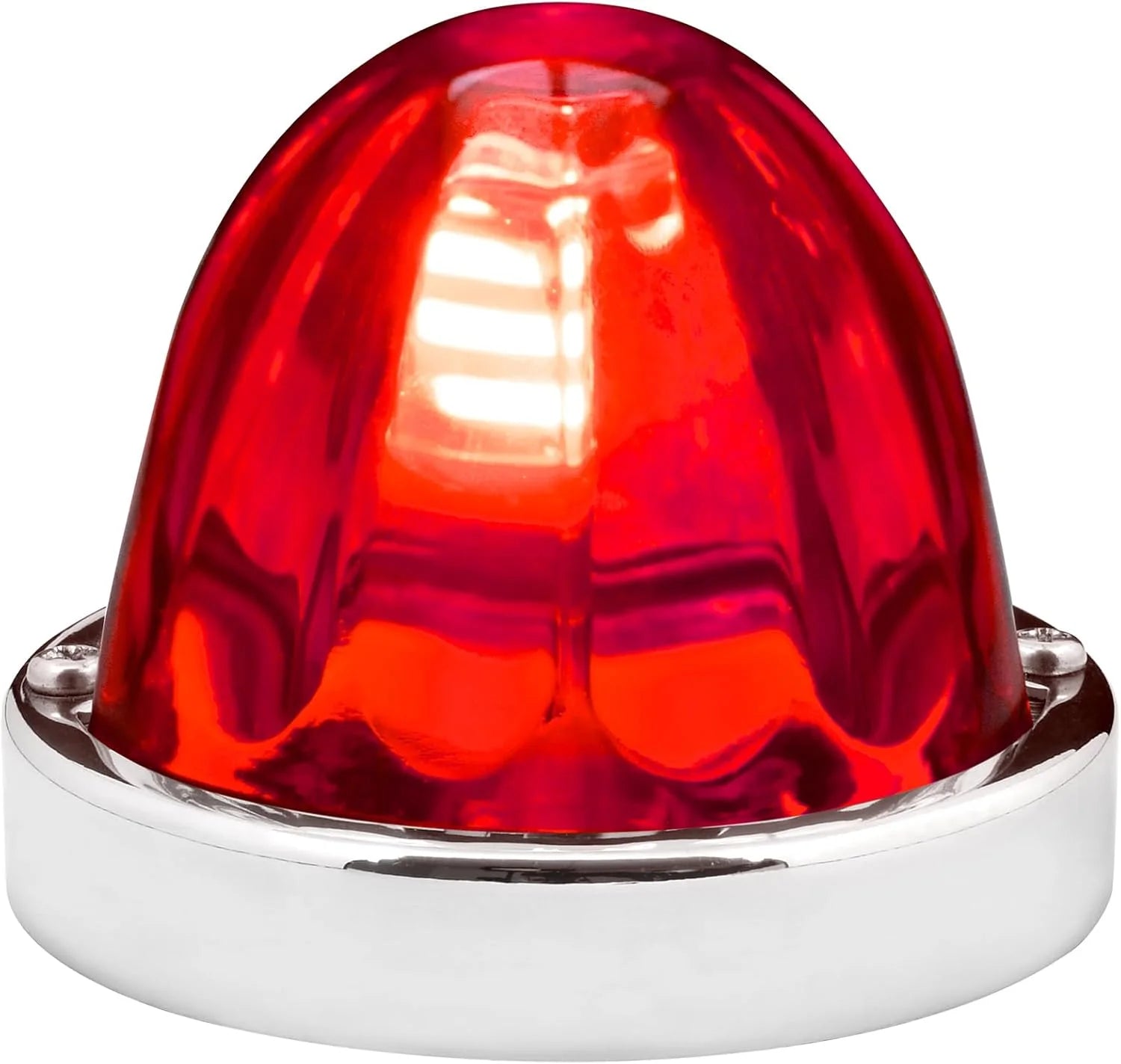 GG#92437 Grand General Stainless Steel Red Watermelon Glass Lens Kit for #1157, Bulb not Included