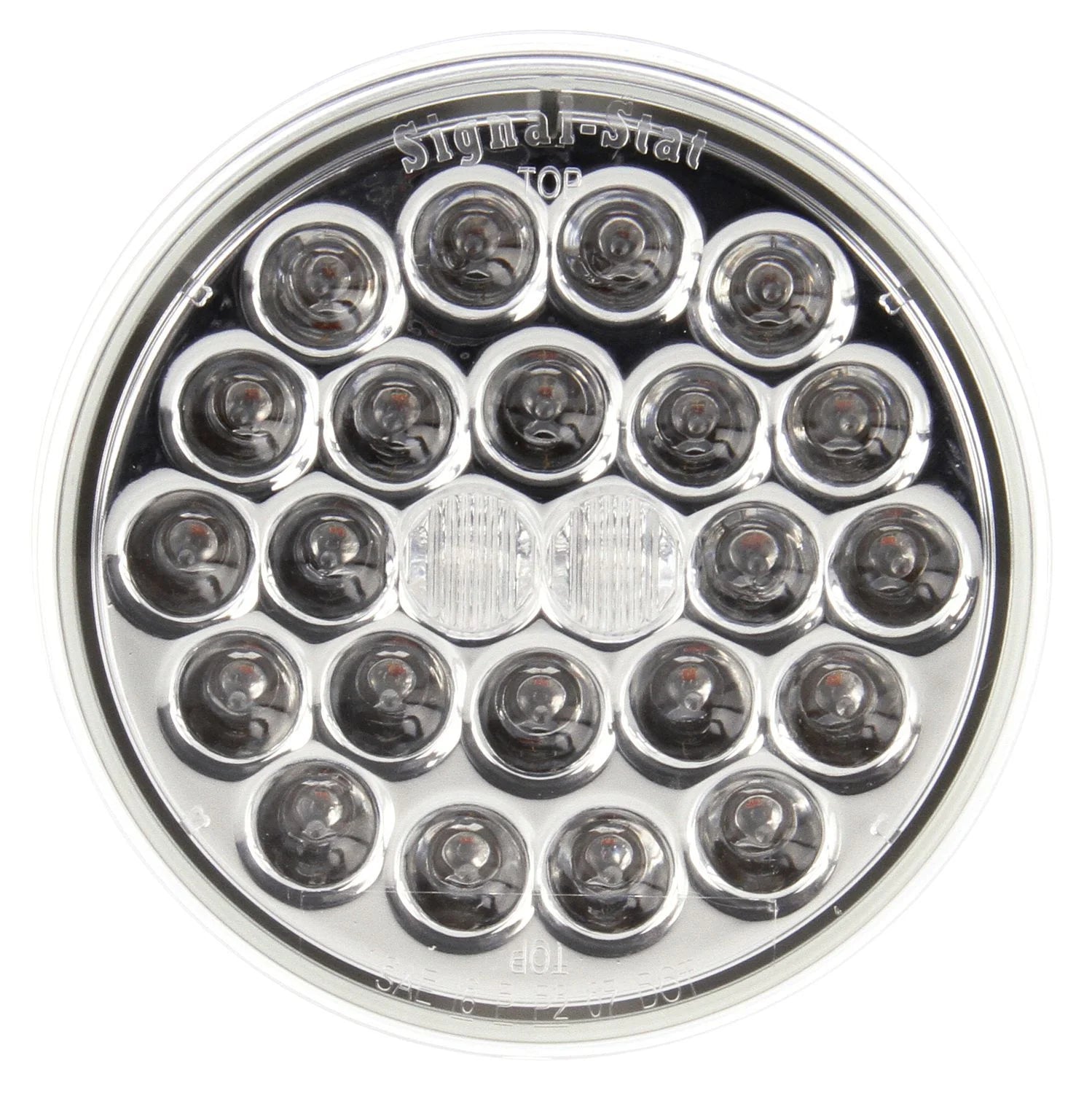 4051A Clear/Yellow Round, 24 Diode, Front/Park/Turn